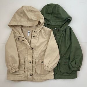 Old Navy Beige & 0live Lightweight Jackets Size 3T